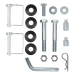 CURT TruTrack weight distribution hitch with integrated sway control, featuring a unique spring and cam system