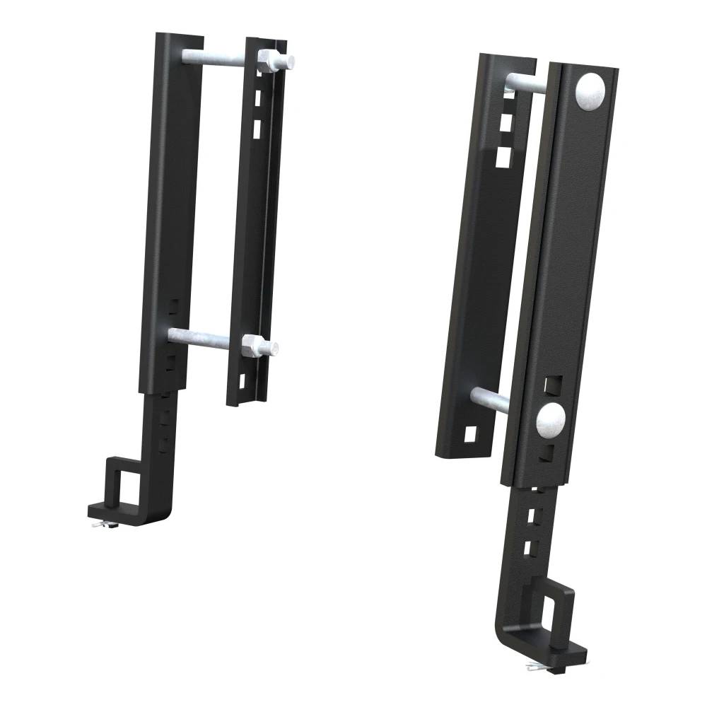 CURT TruTrack weight distribution hitch with integrated sway control and replacement brackets.