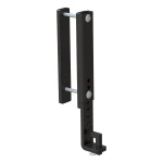 CURT TruTrack heavy-duty adjustable support brackets secure spring bars to trailer frames up to 10 inches for towing stability.