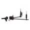 CURT TruTrack hitch with black powder coat finish and quick-connect coupler