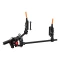 CURT TruTrack hitch with black powder coat finish and quick-connect coupler