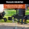 CURT TruTrack hitch with black powder coat finish and quick-connect coupler