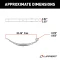 Replacement slipper leaf spring by Lippert for RV trailer suspension with 5,000-lb capacity