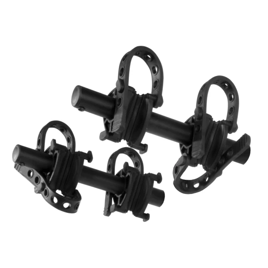 Replacement arms for CURT bike rack #18021 to convert to 4-bike capacity with rubber cradles.