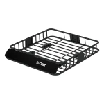 CURT roof rack cargo carrier with extension offering increased storage space on vehicle