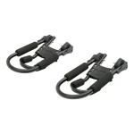 CURT kayak roof rack with adjustable arms and foam padding on vehicle roof