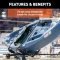 CURT kayak roof rack with adjustable arms and foam padding on vehicle roof