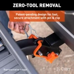 CURT ActiveLink system with adjustable drop hitch for easy accessory swaps