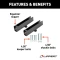 Lippert replacement trailer axle AP kit components including bolts and nuts