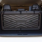 Pakka cargo caddie fits in SUV trunk, adjustable and durable for organized storage.