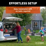 Pakka cargo caddie fits in SUV trunk, adjustable and durable for organized storage.