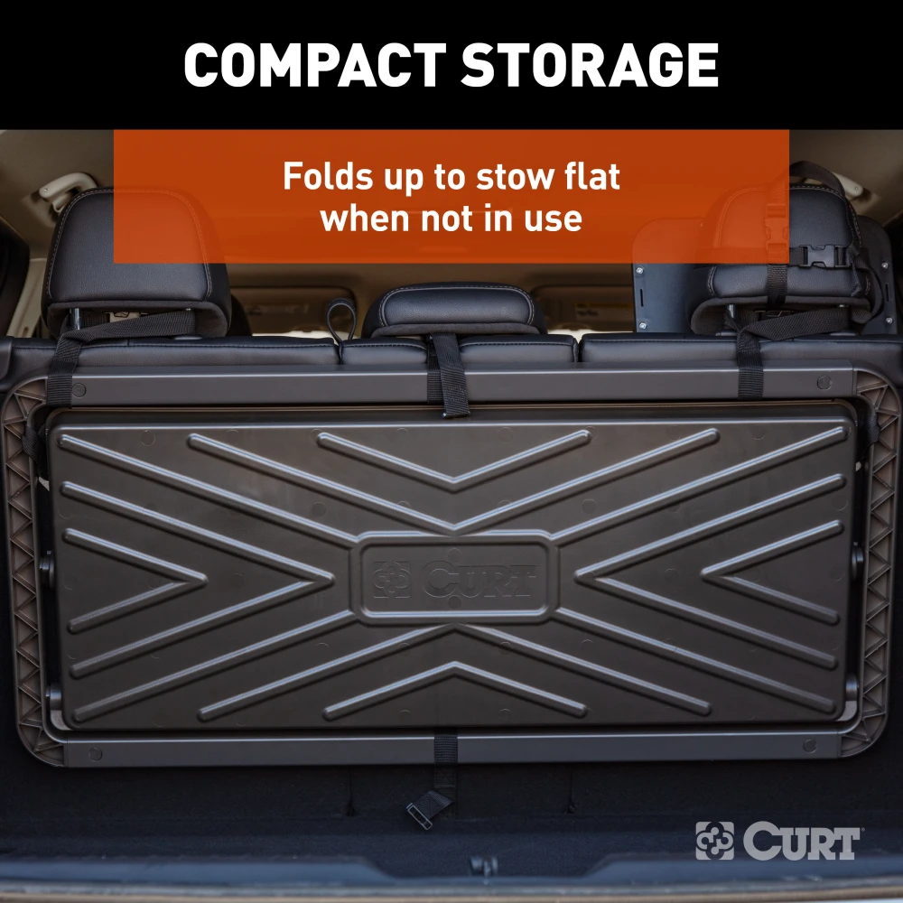 Pakka cargo caddie fits in SUV trunk, adjustable and durable for organized storage.