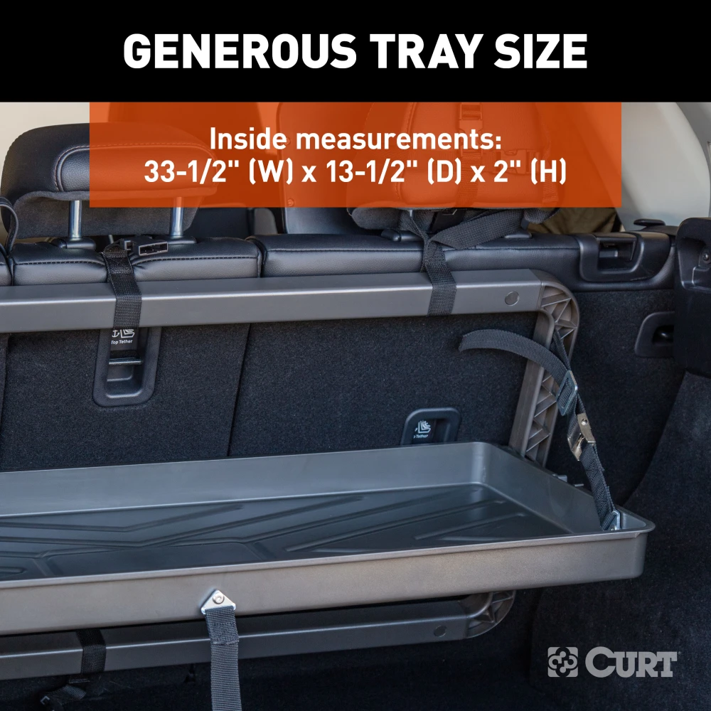 Pakka cargo caddie fits in SUV trunk, adjustable and durable for organized storage.