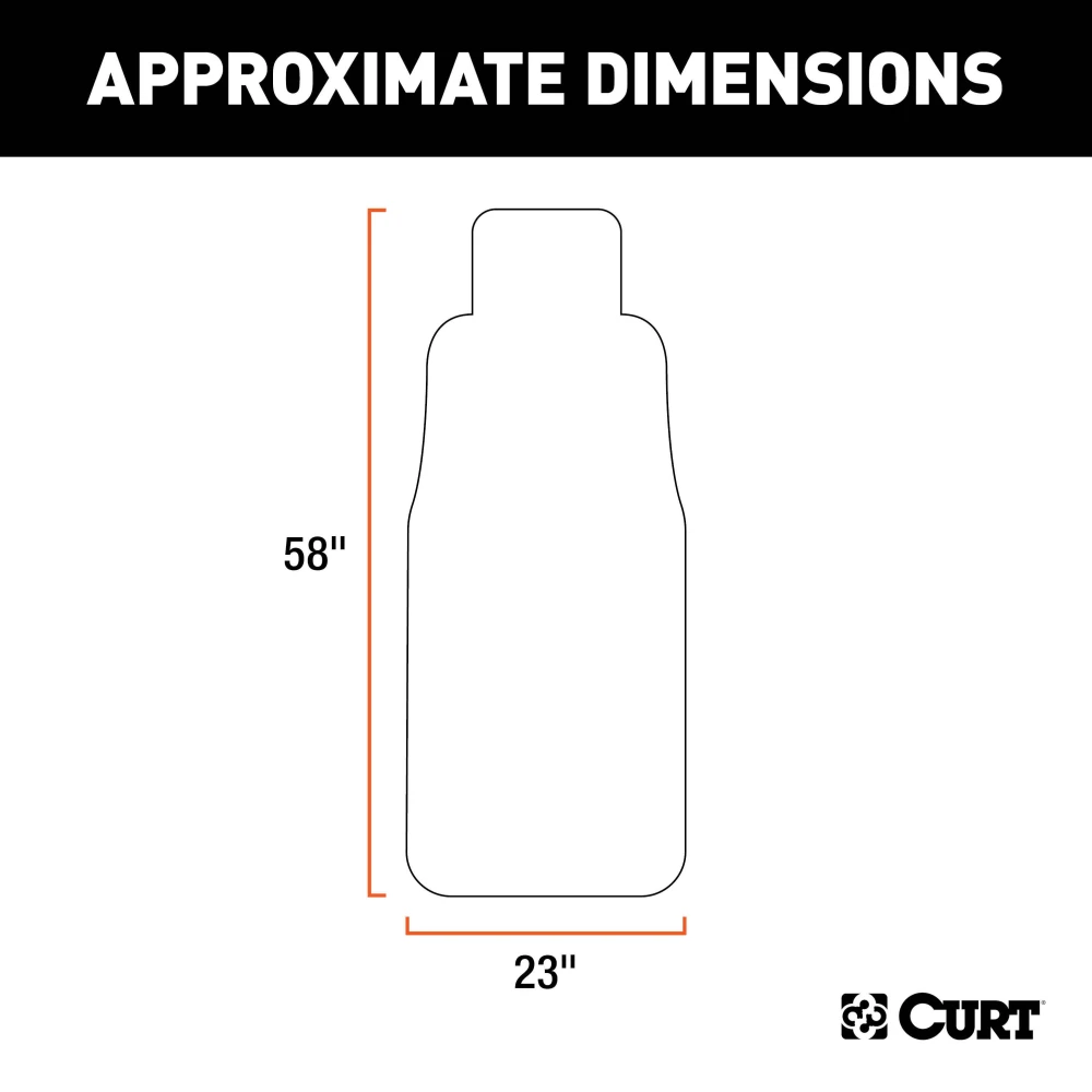CURT Seat Defender car seat cover installed on a black bucket seat, protecting against spills and dirt