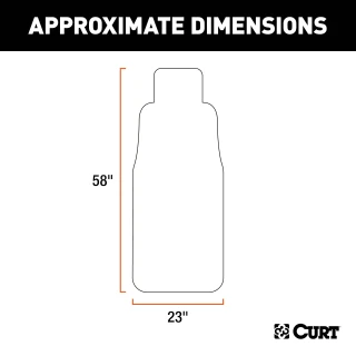 CURT Seat Defender brown car seat cover protecting against spills and dirt