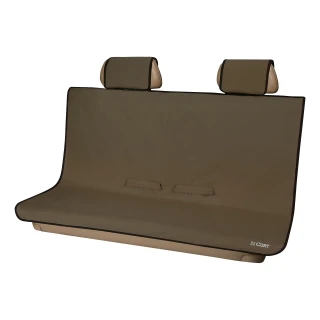 Brown CURT Seat Defender bench seat cover providing waterproof and easy-to-install protection
