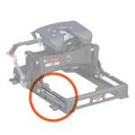 Replacement rails with mounting hardware for CURT S-series 5th wheel sliders