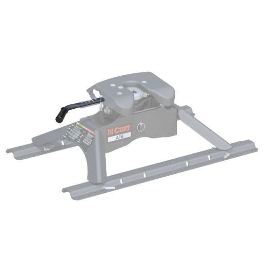 Replacement handle and hardware for CURT A-series 5th wheel hitches