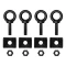 CURT Cargo Carrier #18113 Replacement Hardware Kit Replacement hardware kit for CURT cargo carrier, includes bolts, nuts, and U-clips.