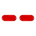 Replacement reflectors compatible with CURT cargo carrier #18113 for improved visibility.