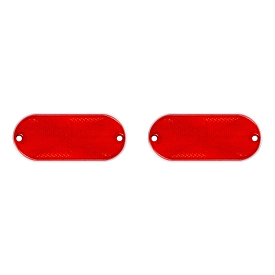 Replacement reflectors compatible with CURT cargo carrier #18113 for improved visibility.