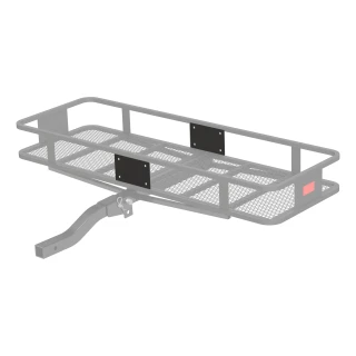 Replacement brackets for assembling CURT cargo carrier model number 18153