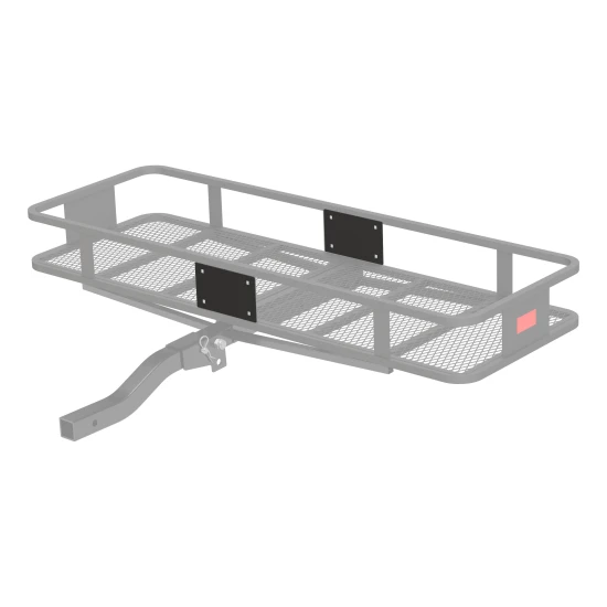 Replacement brackets for assembling CURT cargo carrier model number 18153