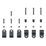 Replacement fairing hardware with clips for CURT #18115 roof rack cargo carrier