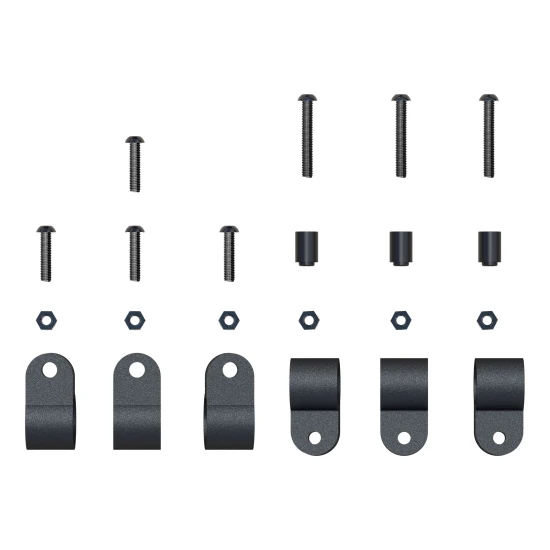 Replacement fairing hardware with clips for CURT #18115 roof rack cargo carrier