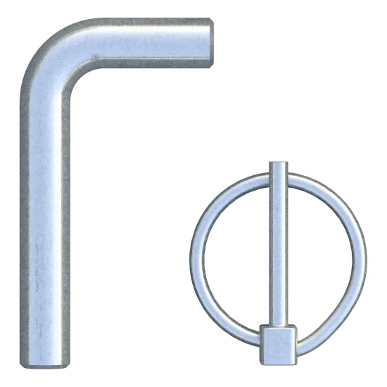 Replacement pins for securing CURT puck system gooseneck anchors in truck beds