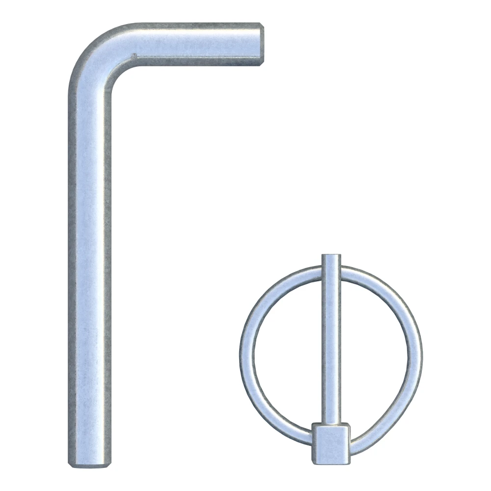 Replacement pins including primary and lynch pin for CURT #60691 gooseneck anchors, anchors not included