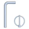 Replacement pins including primary and lynch pin for CURT #60691 gooseneck anchors, anchors not included