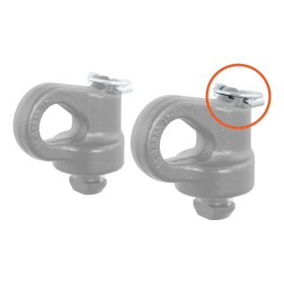 Replacement pins including primary and lynch pin for CURT #60691 gooseneck anchors, anchors not included