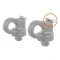 Replacement pins including primary and lynch pin for CURT #60691 gooseneck anchors, anchors not included