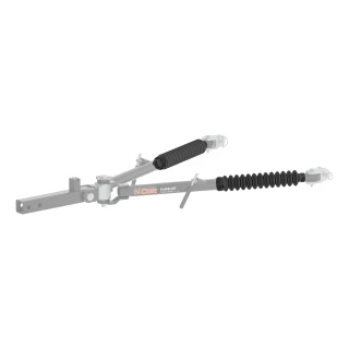 Black rubber replacement boots and zip ties for CURT Rambler tow bar