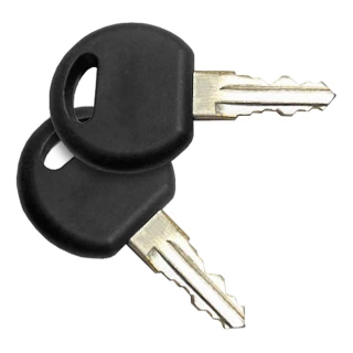 Two replacement keys for CURT aluminum bike rack lock cylinder 202