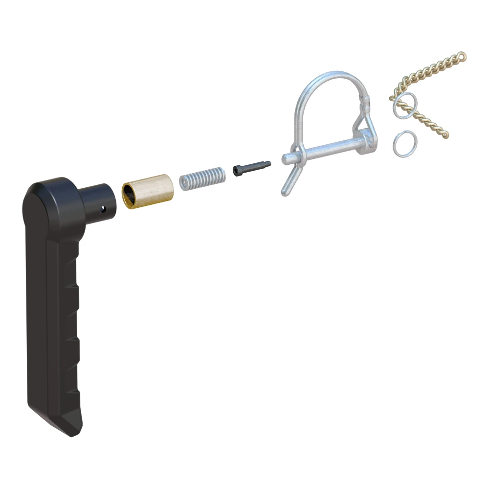 Replacement handle for CURT CrossWing 5th wheel hitch jaw mechanism