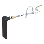 Replacement handle for CURT CrossWing 5th wheel hitch jaw mechanism