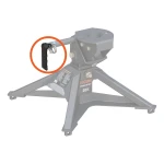 Replacement handle for CURT CrossWing 5th wheel hitch jaw mechanism