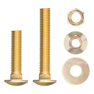 Replacement coupler tube hardware for CURT CrossWing 5th wheel hitch gooseneck applications