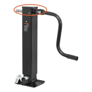 Replacement lifting nut for CURT direct-weld square jack #28512, featuring a grease retaining structure.