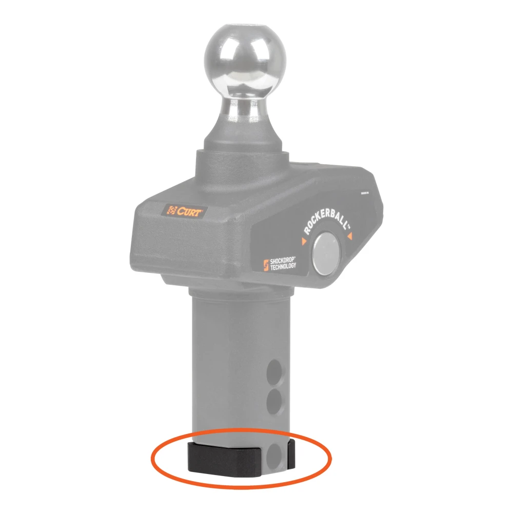 CURT replacement adapter kit for fitting RockerBall to B&W Turnoverball hitches.
