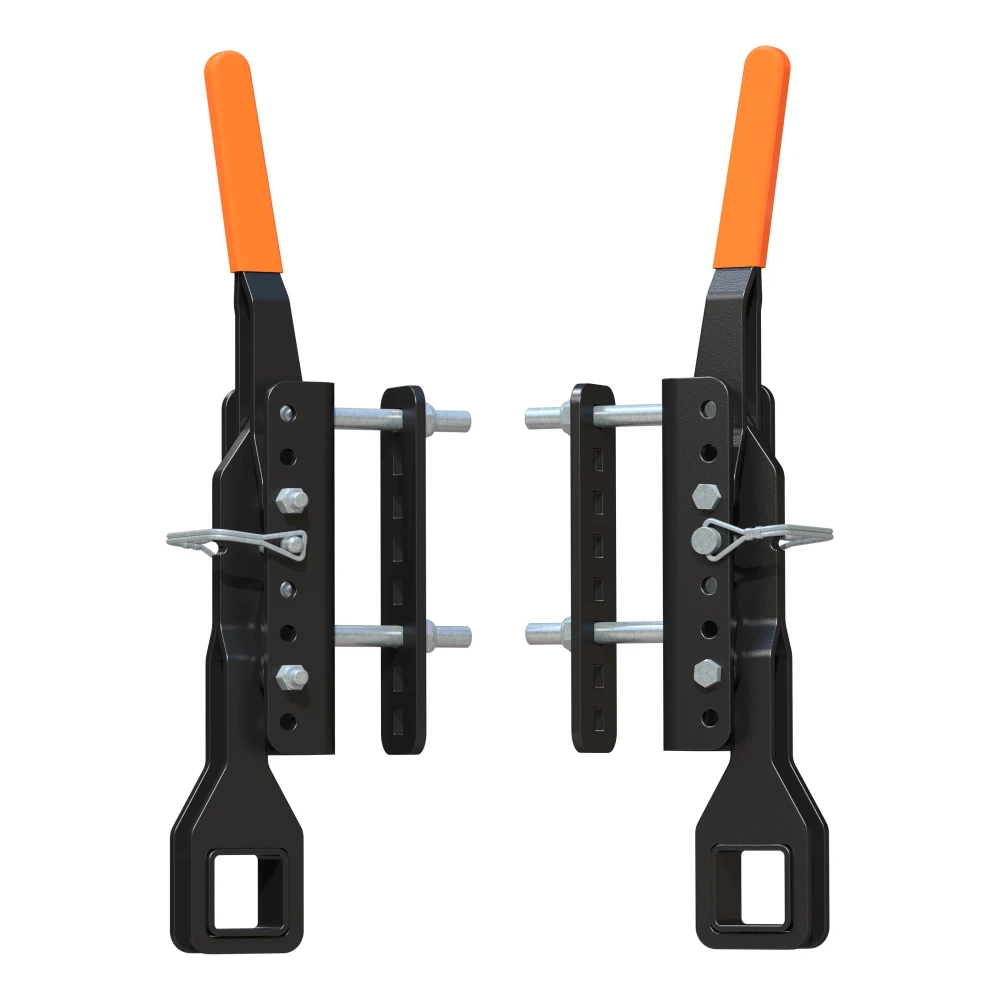 CURT TruTrack weight distribution hitch with integrated sway control and adjustable support brackets