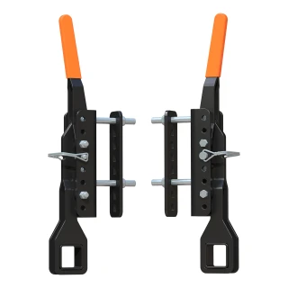 CURT TruTrack weight distribution hitch with integrated sway control and adjustable support brackets