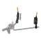 CURT TruTrack weight distribution hitch with integrated sway control and adjustable support brackets