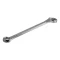 CURT trailer ball wrench with dual ends for 1-1/8" and 1-1/2" nuts, chrome-plated for durability.