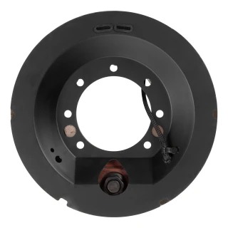 Lippert replacement electric brake assembly for RVs with manual adjustment and easy installation