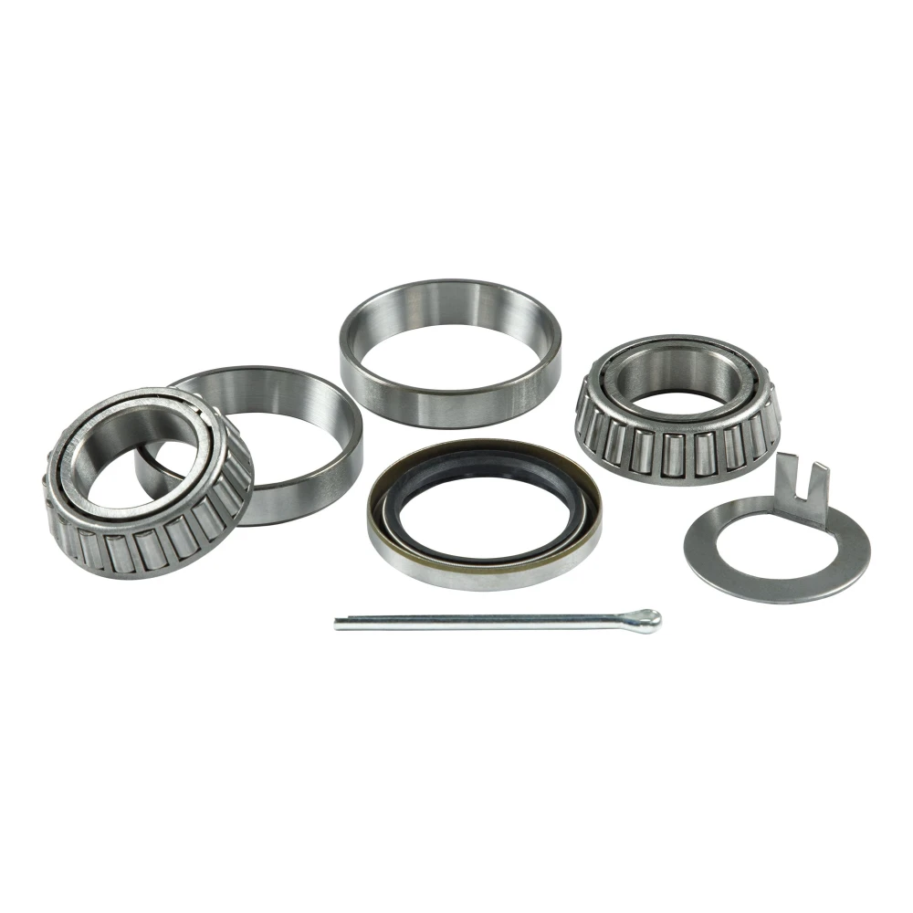Lippert replacement axle parts including bearings and grease seal for reliable trailer performance.