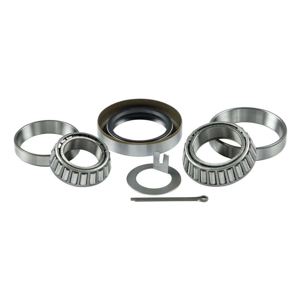 Lippert bearing kit, complete axle replacement with bearings and grease seal, for universal trailer systems