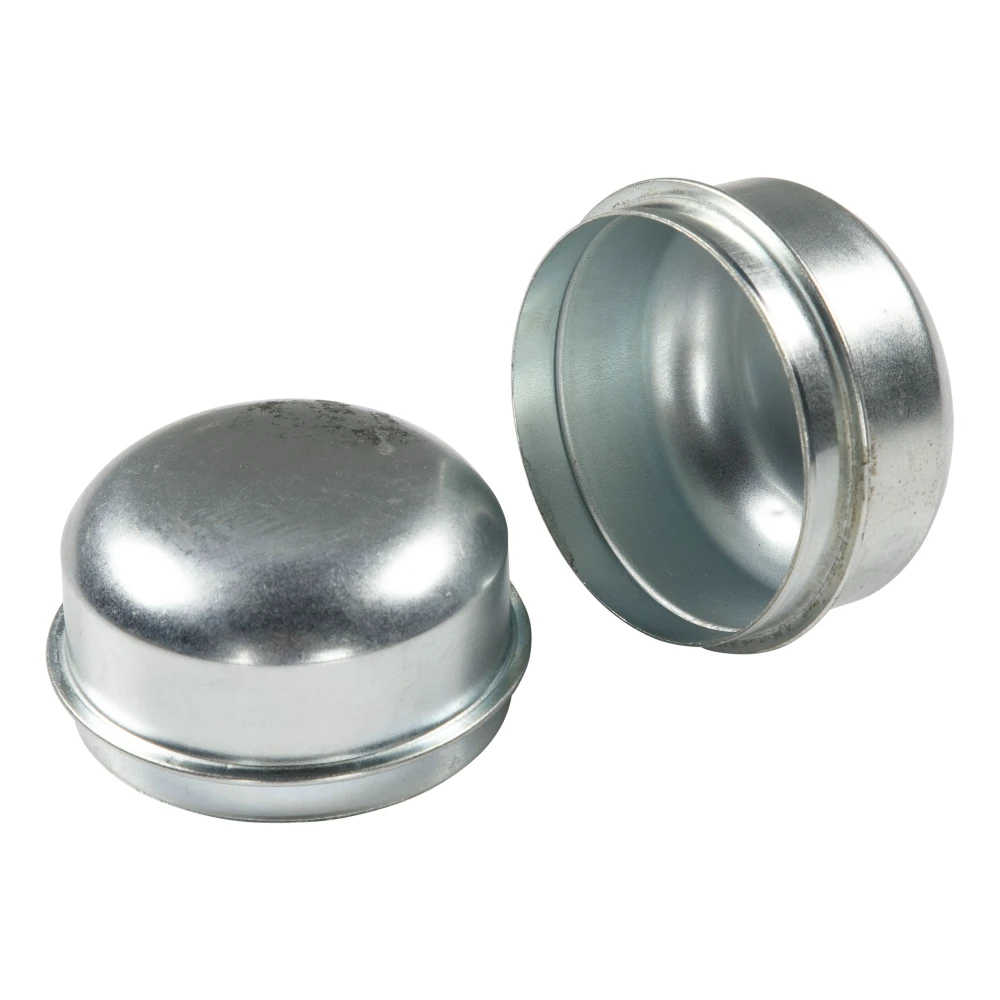 Lippert replacement dust caps with 2.45 inch diameter on a white background